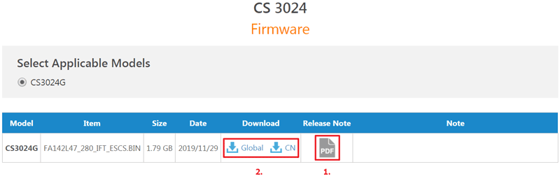 Download the Firmware