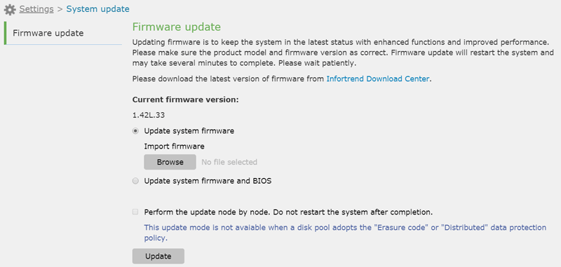 Upgrade the Firmware