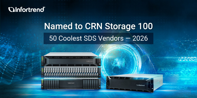 Infortrend Recognized in CRN Storage 100