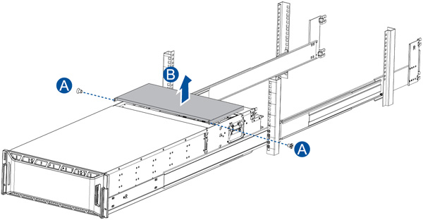 remove the two screws