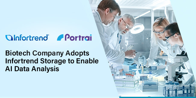 Biotech Company Adopts  Infortrend Storage to Enable  AI Data Analysis for Pharmaceutical Drug Development