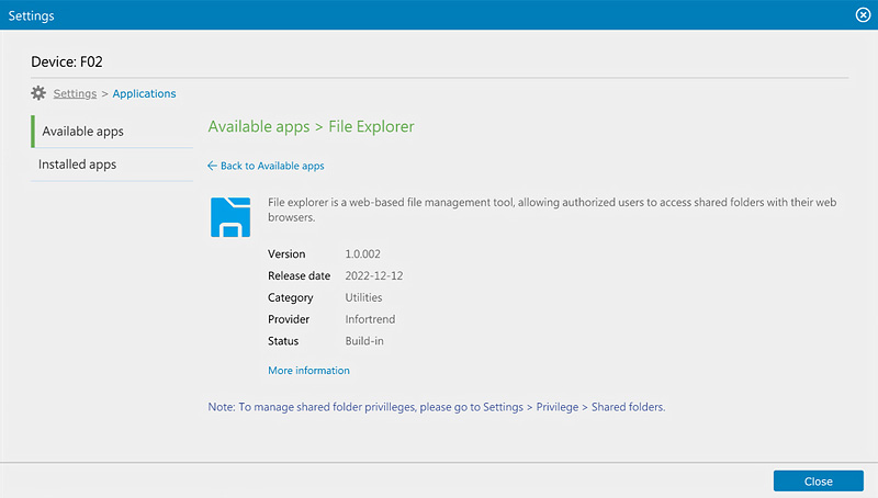 File Explorer is a file management tool