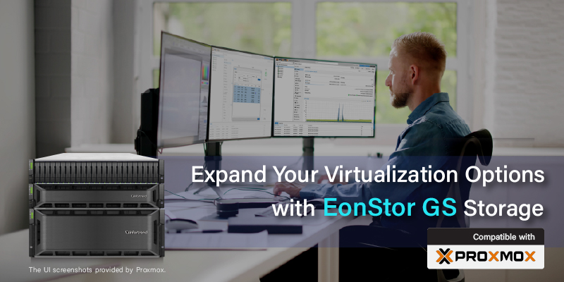 Expand Your Virtualization Options with Proxmox and EonStor GS Storage